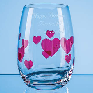 335ml LAmour Red Heart Whisky Tumbler