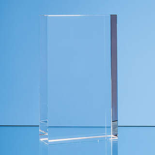 20cm x 11cm Optical Crystal Rectangle Award, H or V