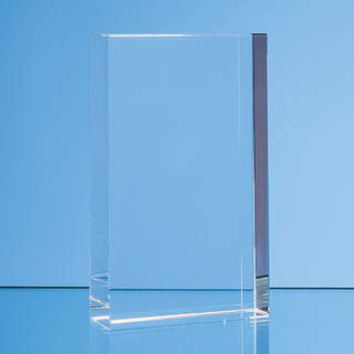 20cm x 11cm Optical Crystal Rectangle Award  H or V